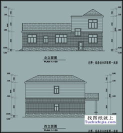 大平米别墅一层房屋建筑设计施工图